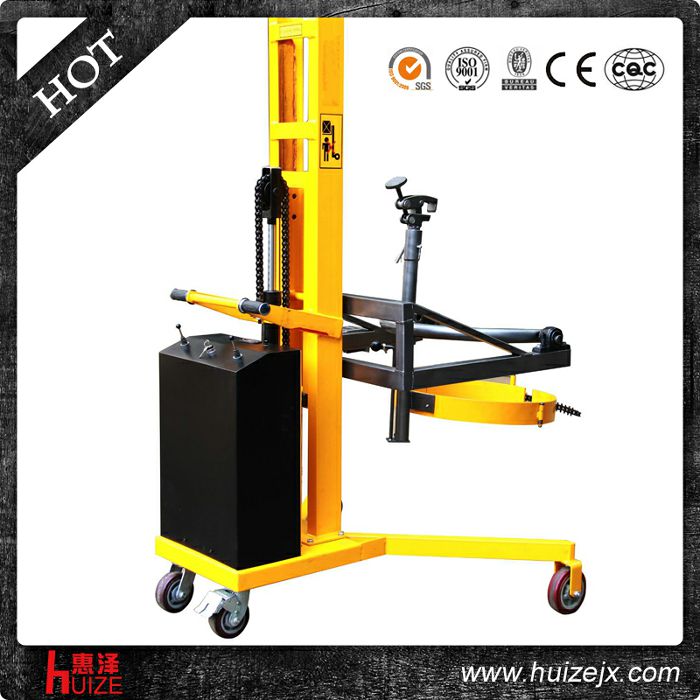 半電動(dòng)油桶車（直角腿，夾鐵桶翻轉(zhuǎn)）2